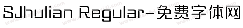 SJhulian Regular字体转换